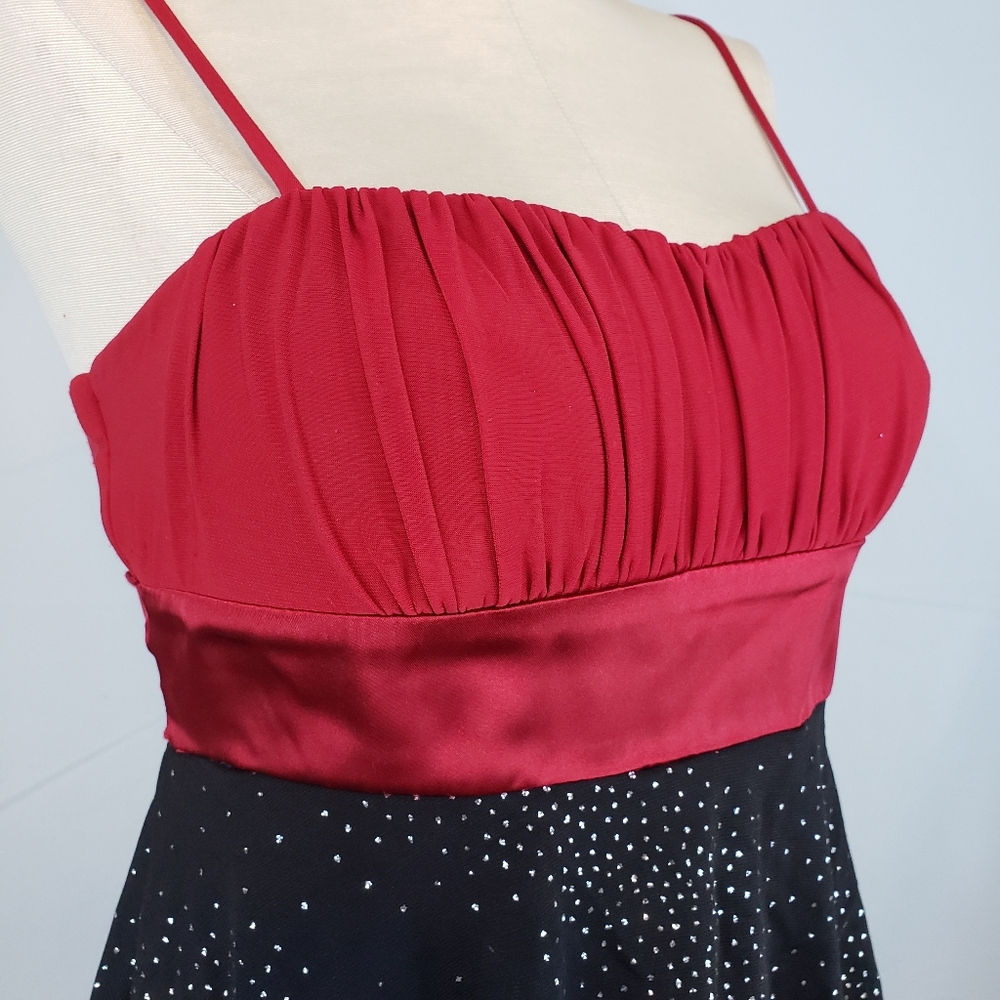 Sweet Storm garnet and black cocktail dress size S - Picture 4 of 6